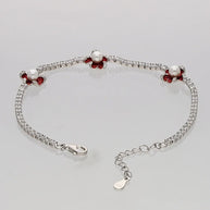 Stellar Tennis Bracelet in 92.5 Silver