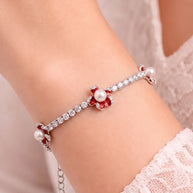 Stellar Tennis Bracelet in 92.5 Silver