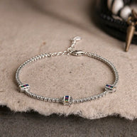 Link Tennis Bracelet in 92.5 Silver