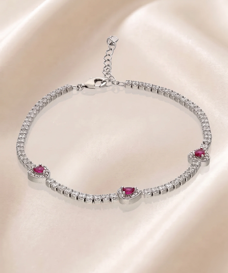 Ivory Flash Bracelet  in 92.5 Silver