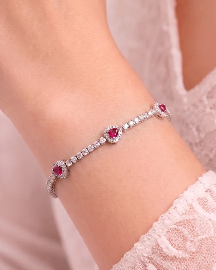 Ivory Flash Bracelet  in 92.5 Silver