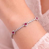 Ivory Flash Bracelet  in 92.5 Silver