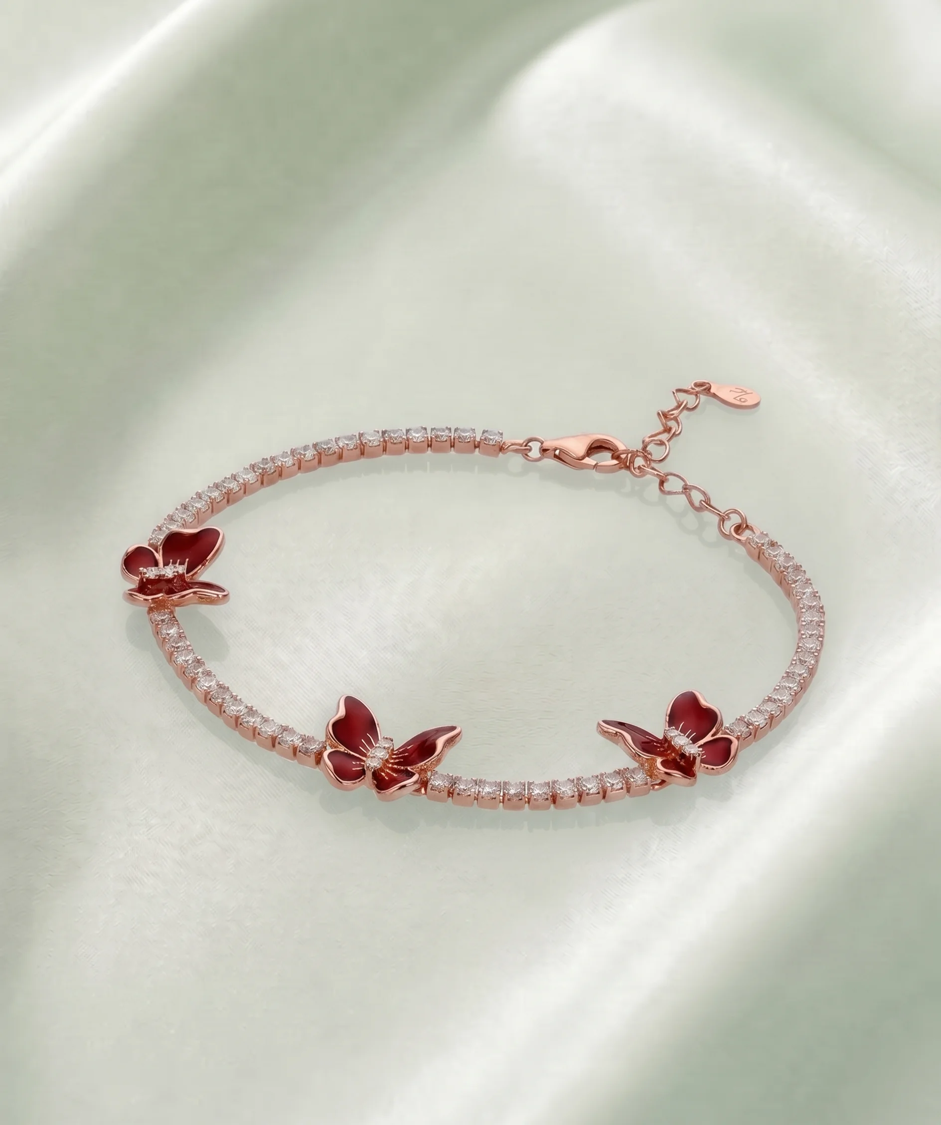 Petal Wings Bracelet in 92.5 Silver