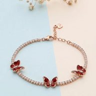Petal Wings Bracelet in 92.5 Silver