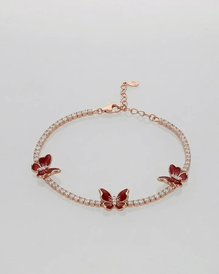 Petal Wings Bracelet in 92.5 Silver