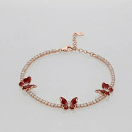 Petal Wings Bracelet in 92.5 Silver