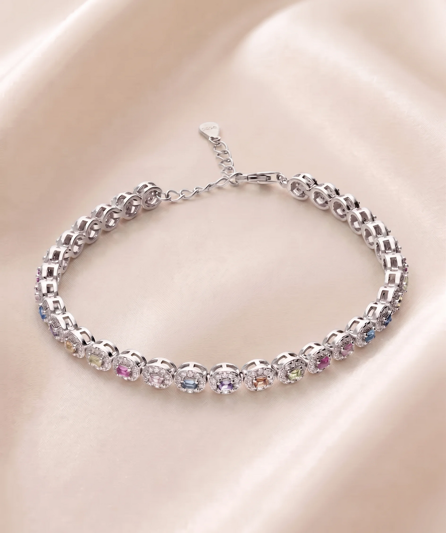 Fusion Tone Bracelet in 92.5 Silver