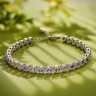 Fusion Tone Bracelet in 92.5 Silver