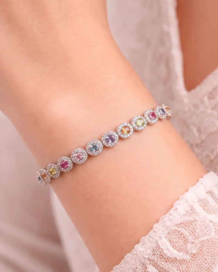Fusion Tone Bracelet in 92.5 Silver