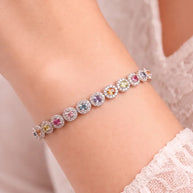 Fusion Tone Bracelet in 92.5 Silver