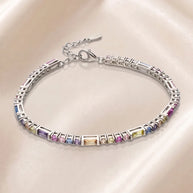 Multicolor Bracelet in 92.5 Silver