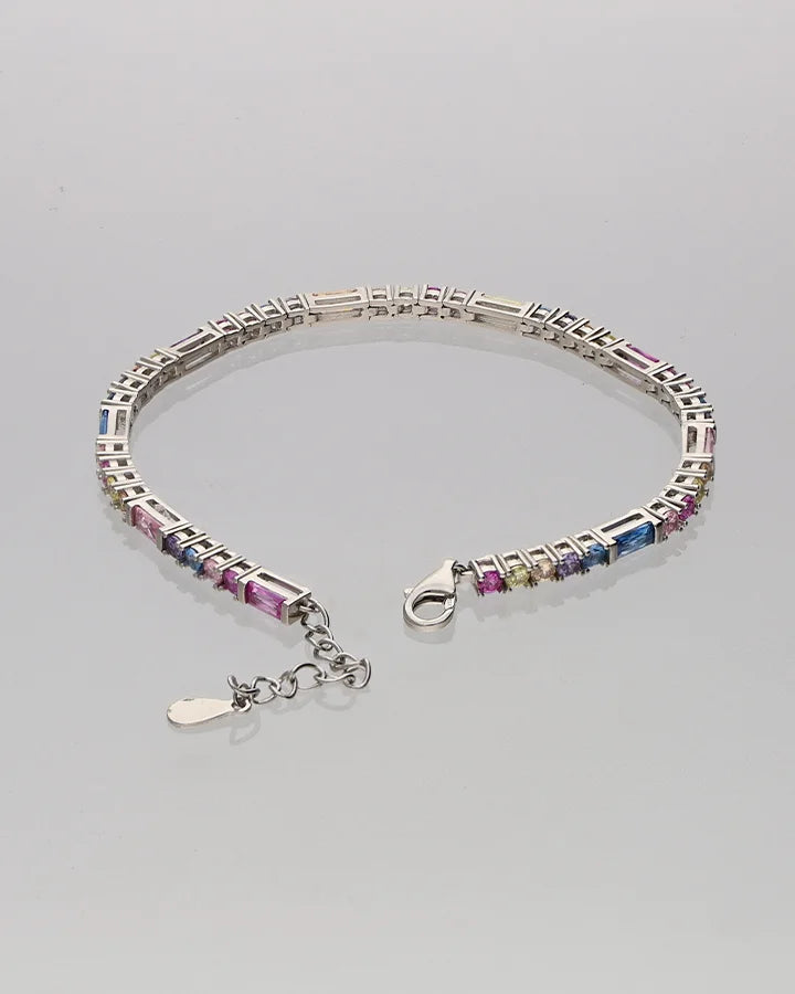 Multicolor Bracelet in 92.5 Silver