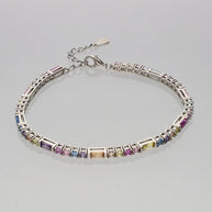 Multicolor Bracelet in 92.5 Silver