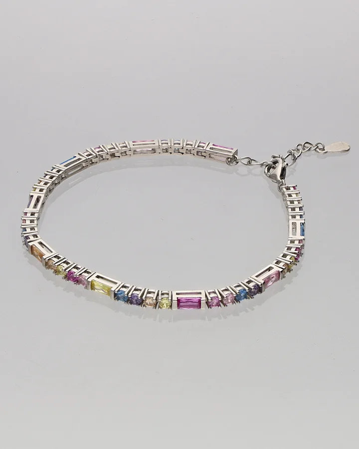 Multicolor Bracelet in 92.5 Silver