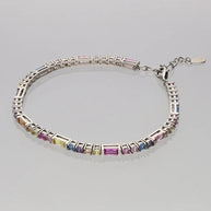 Multicolor Bracelet in 92.5 Silver