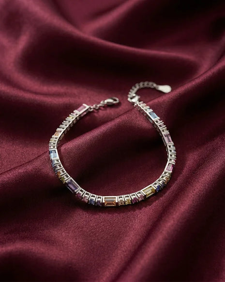 Multicolor Bracelet in 92.5 Silver