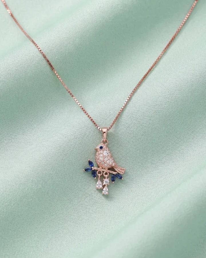 Blue Sparrow Chain  in 92.5 Silver