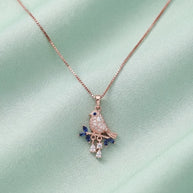 Blue Sparrow Chain  in 92.5 Silver