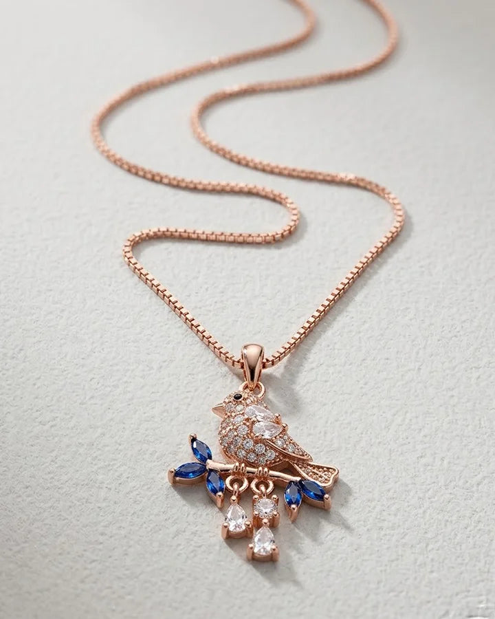 Blue Sparrow Chain  in 92.5 Silver