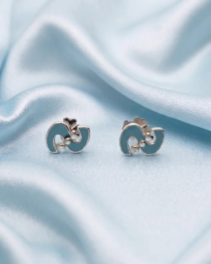 Leher Neel Studs 92.5 Silver