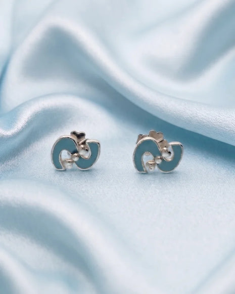 Leher Neel Studs 92.5 Silver