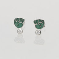 Hara Jazba Studs 92.5 Silver