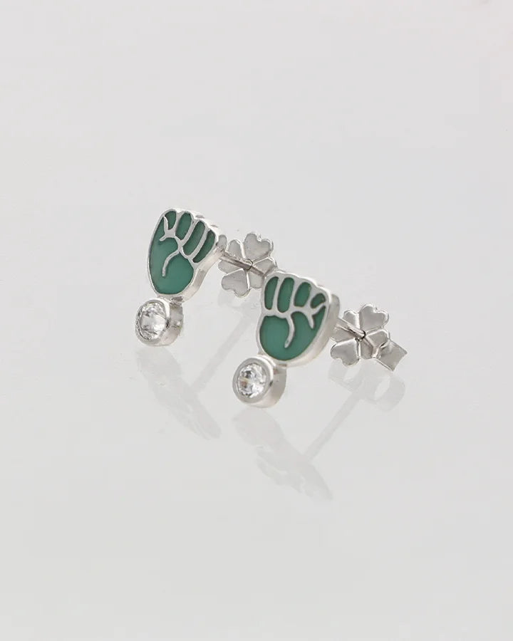 Hara Jazba Studs 92.5 Silver