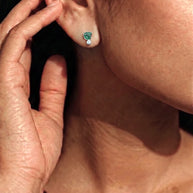 Hara Jazba Studs 92.5 Silver