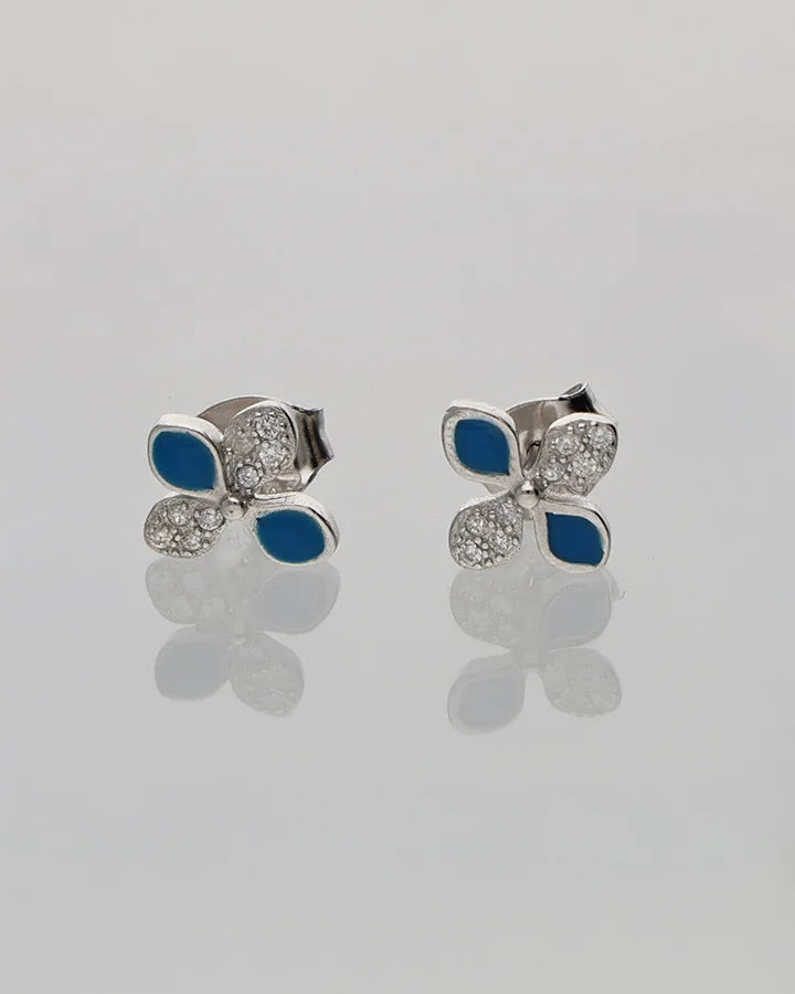 Neel Pushp Studs 92.5 Silver