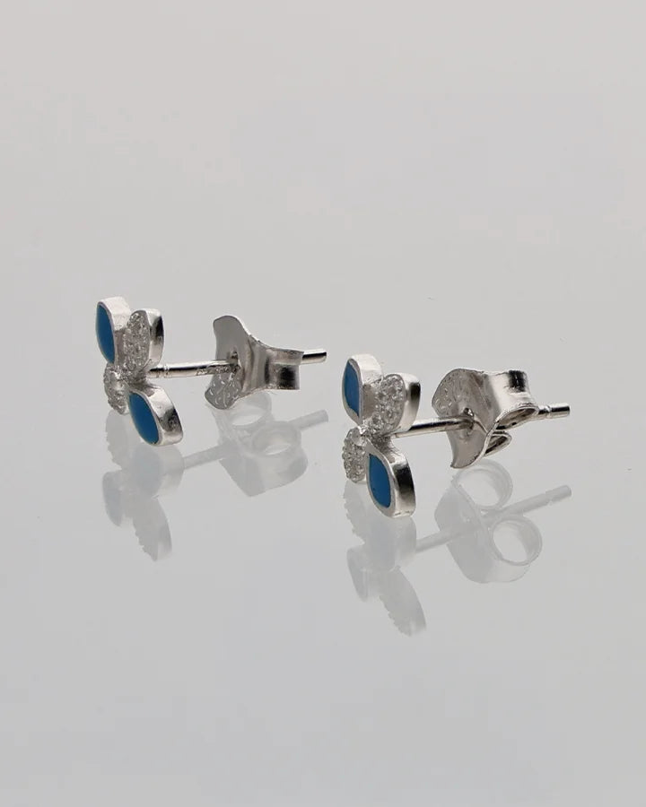 Neel Pushp Studs 92.5 Silver