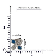 Neel Pushp Studs 92.5 Silver
