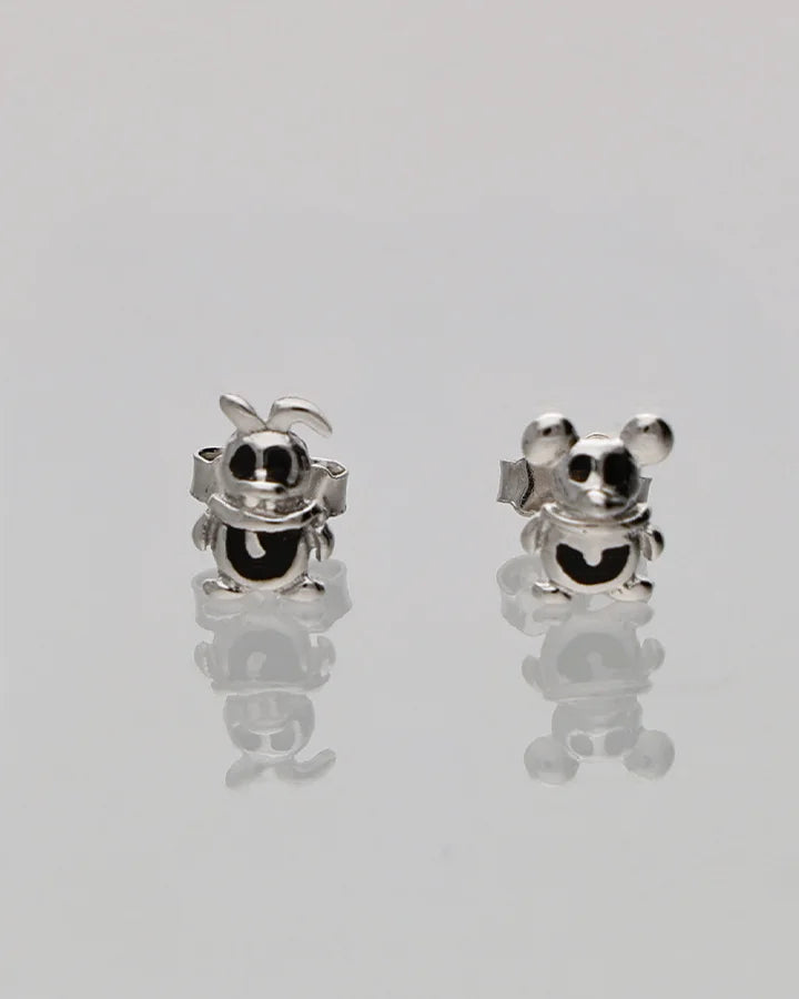 Kaali Khargosh Studs 92.5 Silver