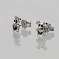 Kaali Khargosh Studs 92.5 Silver