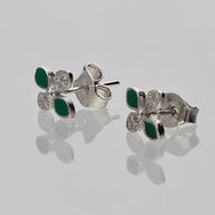 Panna Pushp Studs 92.5 Silver