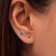 Shyaam Hexa Studs 92.5 Silver