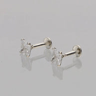 Noor Chauk Studs 92.5 Silver