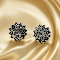 Meher Floral Studs 92.5 Silver