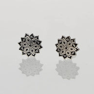 Meher Floral Studs 92.5 Silver