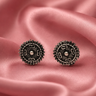 Gulnaar Antique Studs 92.5 Silver