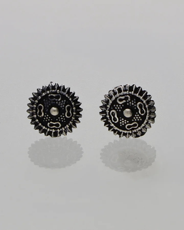 Gulnaar Antique Studs 92.5 Silver