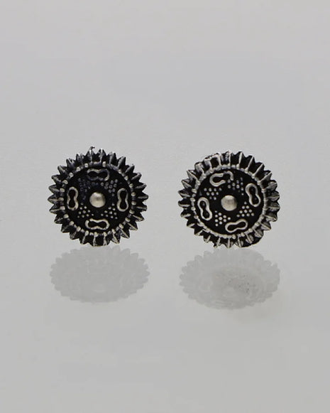 Gulnaar Antique Studs 92.5 Silver