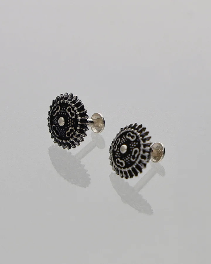 Gulnaar Antique Studs 92.5 Silver