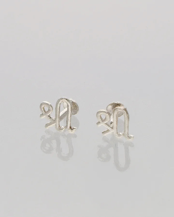 Shree Vibe Studs 92.5 Silver