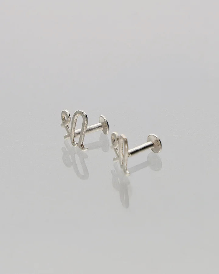 Shree Vibe Studs 92.5 Silver