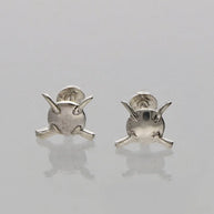 Veer Dhaal Studs 92.5 Silver