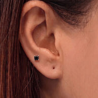 Kaala Chauk Studs 92.5 Silver