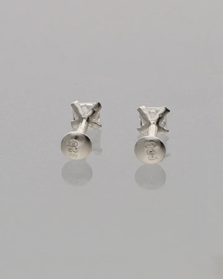 Noor Antique Studs 92.5 Silver