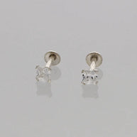 Noor Antique Studs 92.5 Silver