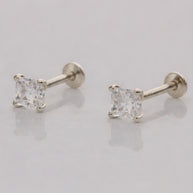 Noor Antique Studs 92.5 Silver