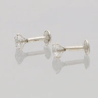 Chandrika Round Studs 92.5 Silver